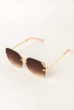 Women's Square Sunglasses with Rhinestone