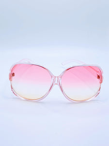 Women's "Time for Fun"  Oversized Ombre Sunglasses
